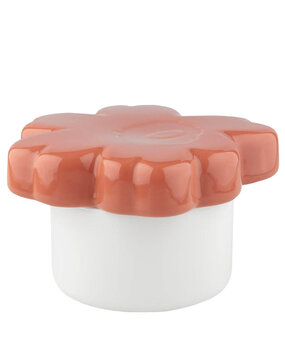 Marimekko Marimekko Unikko storage jar 60th anniversary collector's item 19x11cm white-light terracotta Marimekko Marimekko Unikko storage jar 60th anniversary collector's item 19x11cm white-light terracotta
