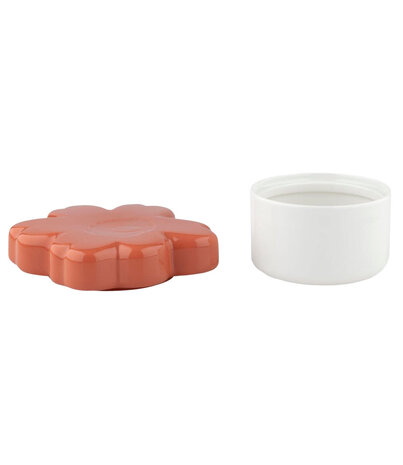 Marimekko Marimekko Unikko storage jar 60th anniversary collector's item 19x11cm white-light terracotta Marimekko Marimekko Unikko storage jar 60th anniversary collector's item 19x11cm white-light terracotta