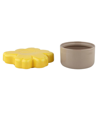 Marimekko Marimekko Unikko storage jar 60th anniversary collector's item 19x11cm terra-spring yellow Marimekko Marimekko Unikko storage jar 60th anniversary collector's item 19x11cm terra-spring yellow