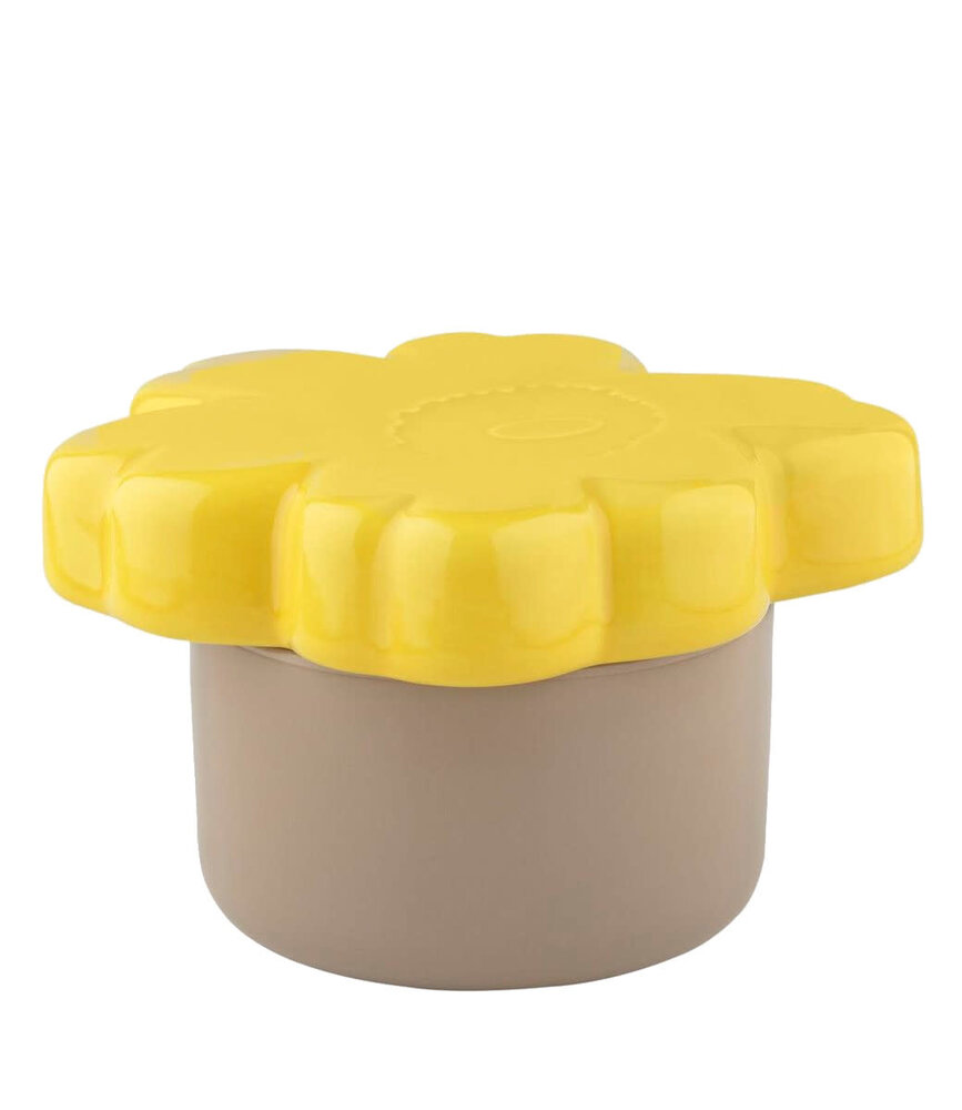 Marimekko Marimekko Unikko storage jar 60th anniversary collector's item 19x11cm terra-spring yellow Marimekko Marimekko Unikko storage jar 60th anniversary collector's item 19x11cm terra-spring yellow