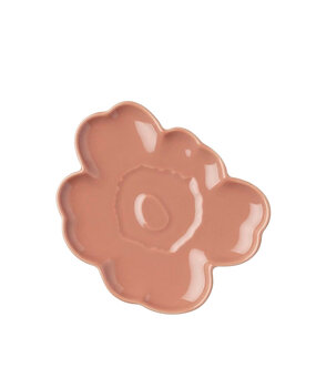 Marimekko Marimekko Unikko gevormd bord 13.5cm lichtterracotta