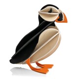 LOVI LOVI papegaaiduiker Puffin zwart oranje (diverse formaten) LOVI LOVI papegaaiduiker Puffin zwart oranje (diverse formaten)