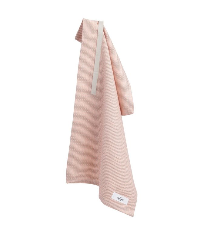 The Organic Company The Organic Company Little Towel handdoek 35x60cm Stone Coral GOTS gecertificeerd