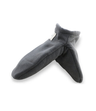 The Organic Company The Organic Company Mini oven mitts set of 2 Dark grey GOTS certified