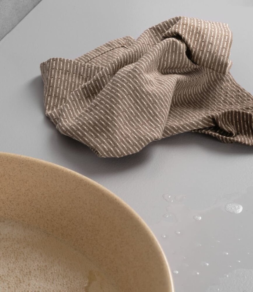 The Organic Company The Organic Company Vaatdoek 30x35cm Clay Stone GOTS gecertificeerd The Organic Company The Organic Company Vaatdoek 30x35cm Clay Stone GOTS gecertificeerd