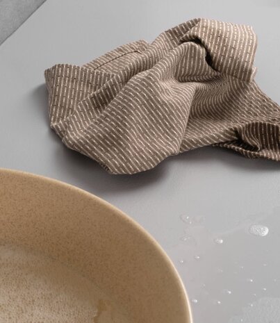 The Organic Company The Organic Company Vaatdoek 30x35cm Clay Stone GOTS gecertificeerd The Organic Company The Organic Company Vaatdoek 30x35cm Clay Stone GOTS gecertificeerd