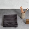 The Organic Company The Organic Company Waffle towel 50x75cm Dark grey GOTS certified The Organic Company The Organic Company Waffle towel 50x75cm Dark grey GOTS certified