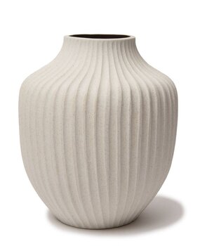 LINDFORM LINDFORM Kyoto Sand white Light Deep line vase H20cm LINDFORM LINDFORM Kyoto Sand white Light Deep line vase H20cm