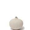 LINDFORM LINDFORM vase Bari Sand White Light Deep Line H6cm Small LINDFORM LINDFORM vase Bari Sand White Light Deep Line H6cm Small