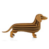 LOVI Lovi Dachshund cinnamon brown 31cm birch wood 3D - animal DIY package LOVI Lovi Dachshund cinnamon brown 31cm birch wood 3D - animal DIY package