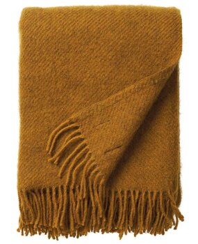 Klippan Klippan Gotland wool plaid 130x200 made of 25% Gotland wool caramel Klippan Klippan Gotland wool plaid 130x200 made of 25% Gotland wool caramel