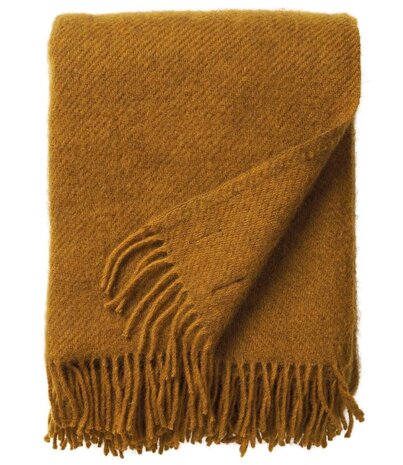 Klippan Klippan Gotland wollen plaid 130x200 van 25% Gotland wol caramel Klippan Klippan Gotland wollen plaid 130x200 van 25% Gotland wol caramel