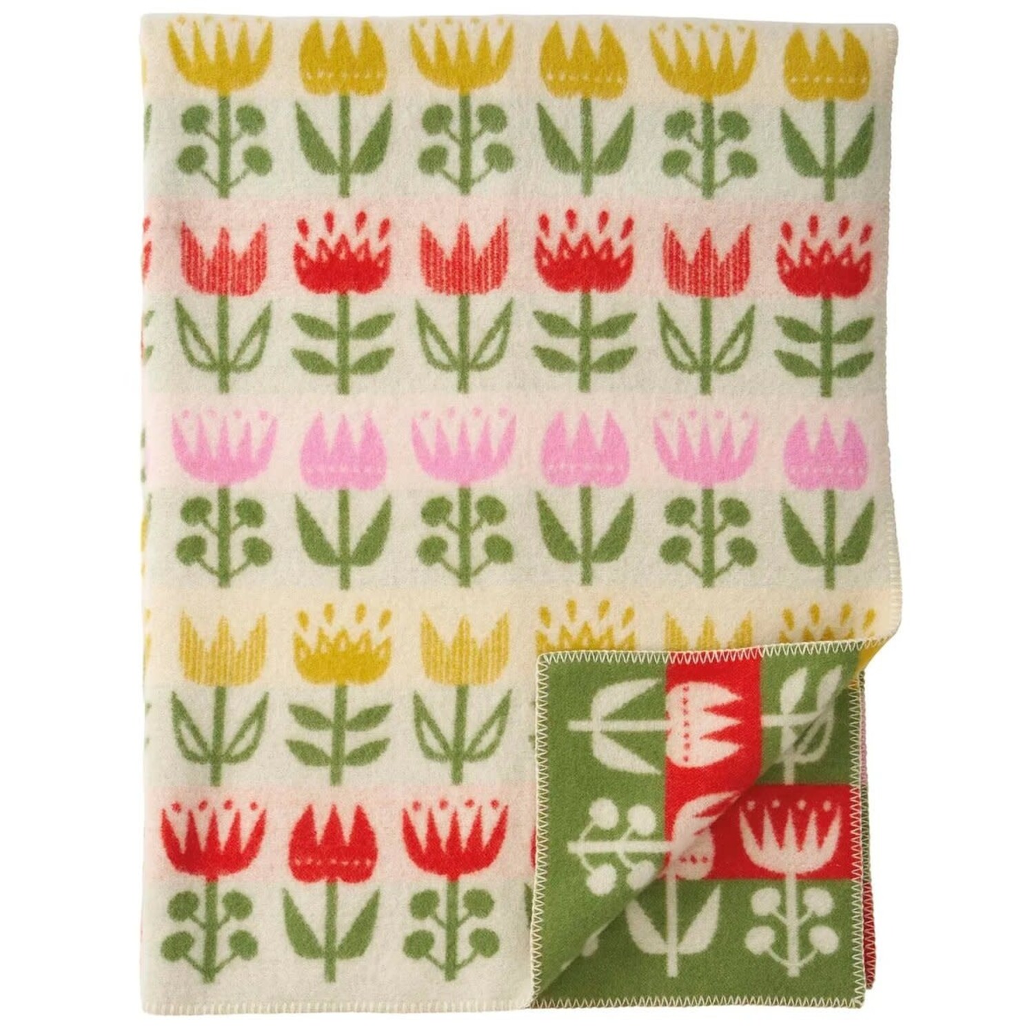 タグ付き！KLIPPAN TABLE CLOTH 120×194cm Klippan Tulip 130x180cm wool plaid 100% eco lambswool - blikfang