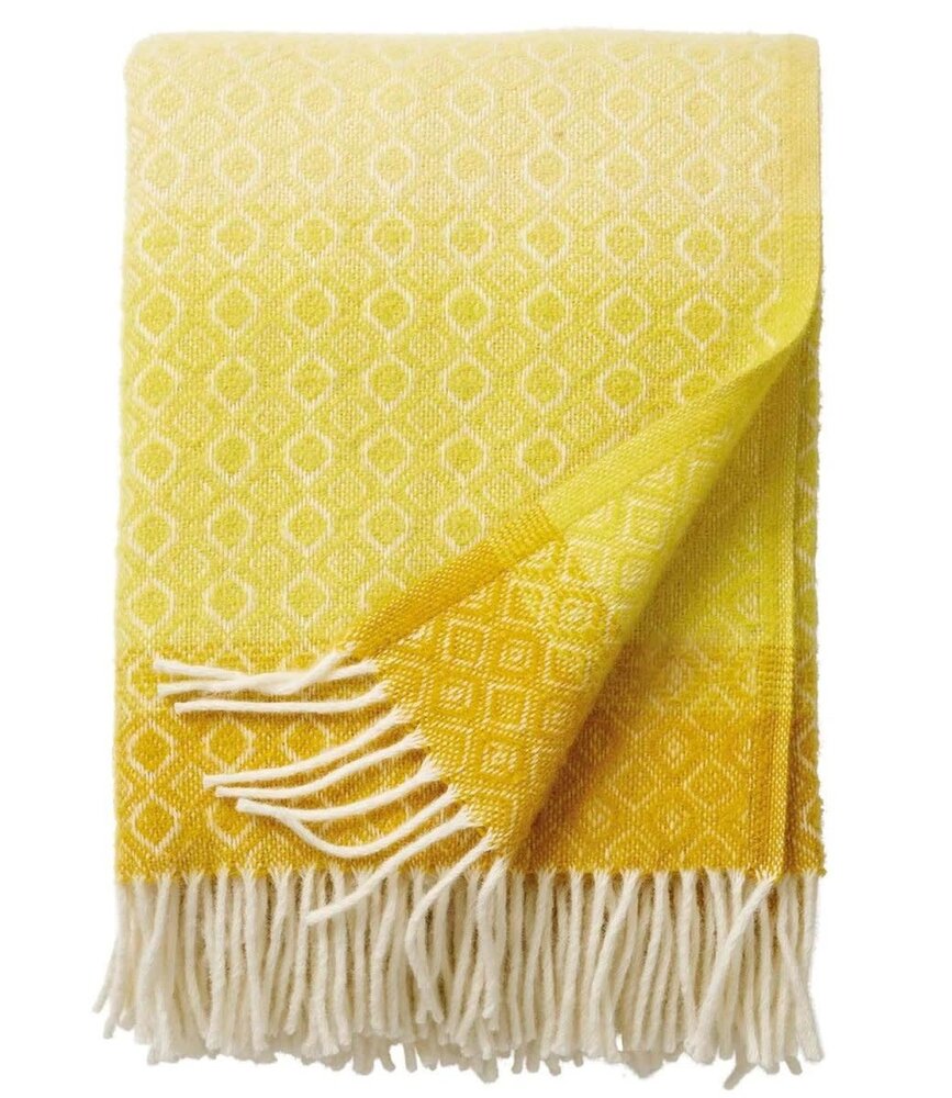 Klippan Klippan Havanna wool plaid 130x200 made of 100% lambswool multi yellow Klippan Klippan Havanna wool plaid 130x200 made of 100% lambswool multi yellow