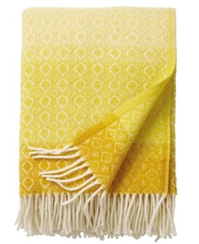 Klippan Klippan Havanna wollen plaid 130x200 van 100% lamswol multi geel Klippan Klippan Havanna wollen plaid 130x200 van 100% lamswol multi geel