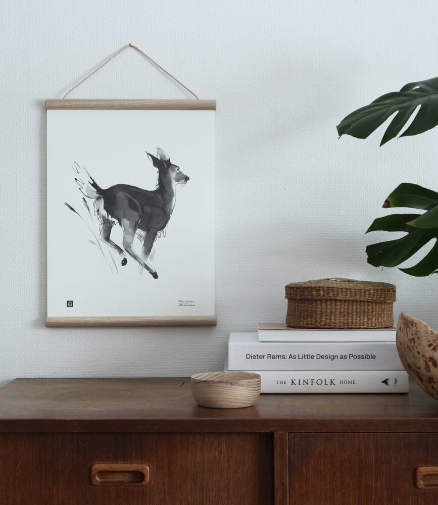 Teemu Järvi Teemu Järvi Poster Witte staart Hert 30 x 40 cm (zonder lijst) Teemu Järvi Teemu Järvi Poster Witte staart Hert 30 x 40 cm (zonder lijst)