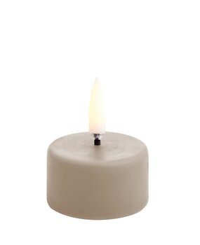 Uyuni Lighting Uyuni Lighting LED WAX theelicht 400+ Ø4 H4,9cm Sandstone incl. batterij