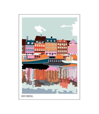 Nyhavn morning poster A3