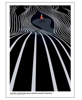 Superkilen Copenhagen poster A2 Grey
