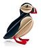 LOVI Puffin blue red (various sizes) LOVI Puffin blue red (various sizes)