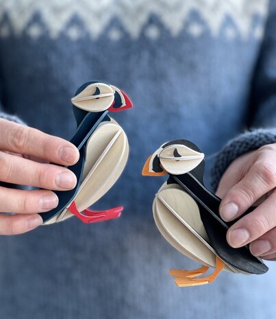 LOVI LOVI Puffin blue red (various sizes) LOVI LOVI Puffin blue red (various sizes)