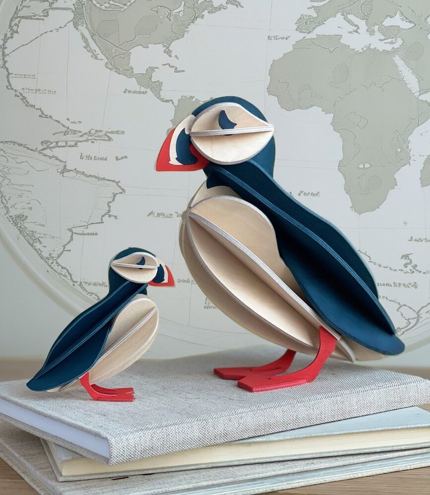 LOVI LOVI Puffin blue red (various sizes) LOVI LOVI Puffin blue red (various sizes)