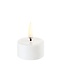 Uyuni Lighting LED WAX theelicht 400+ Ø4 H4,9cm Nordic White incl. batterij