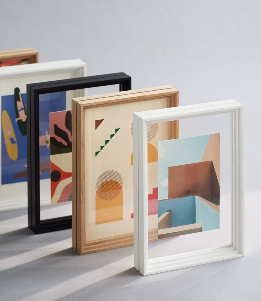 Moebe Moebe Lijst Wit staand A5 Aluminium Moebe Moebe Lijst Wit staand A5 Aluminium