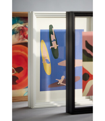 Moebe Moebe Lijst Wit staand A5 Aluminium Moebe Moebe Lijst Wit staand A5 Aluminium