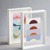 Moebe Moebe Lijst Wit staand A5 Aluminium Moebe Moebe Lijst Wit staand A5 Aluminium