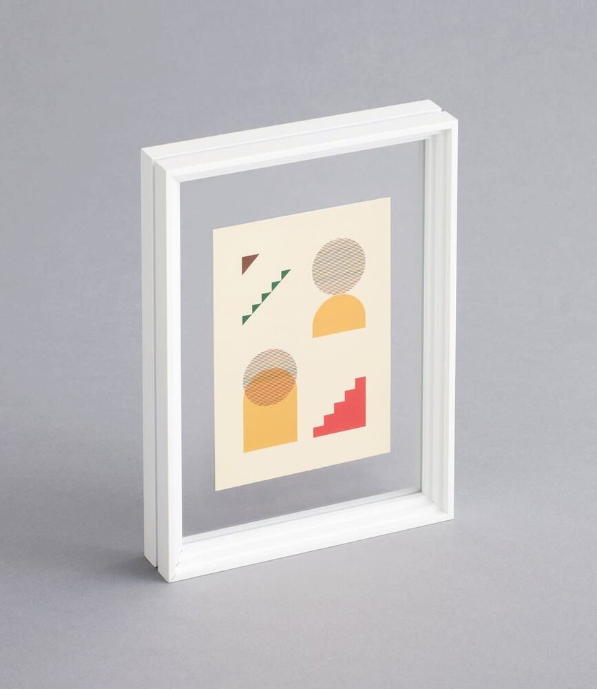 Moebe Moebe Lijst Wit staand A5 Aluminium Moebe Moebe Lijst Wit staand A5 Aluminium