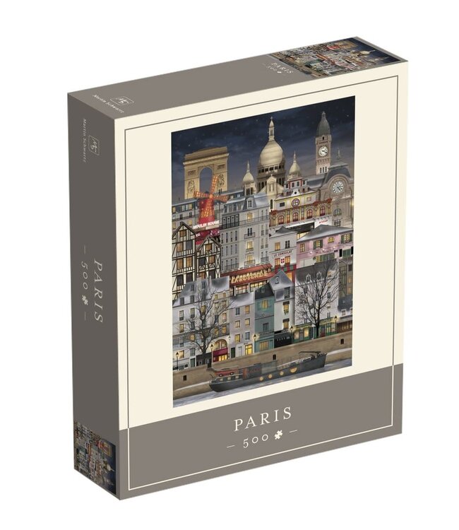 Martin Schwartz Martin Schwartz Paris Christmas jigsaw puzzle 500 pieces – 47x33cm