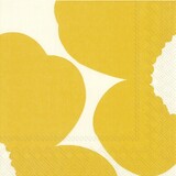 Marimekko Marimekko Isot Unikko Papieren Servetten 33x33cm geel