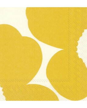Marimekko Marimekko Isot Unikko Paper Napkins 33x33cm yellow