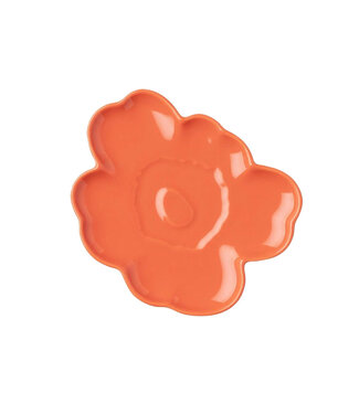 Marimekko Marimekko Unikko shaped plate 13.5cm orange-red