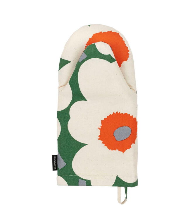 Marimekko Marimekko Pieni Unikko oven glove green orange