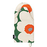 Marimekko Marimekko Pieni Unikko ovenwant groen oranje Marimekko Marimekko Pieni Unikko ovenwant groen oranje