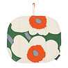 Marimekko Marimekko Pieni Unikko pot holder green orange Marimekko Marimekko Pieni Unikko pot holder green orange