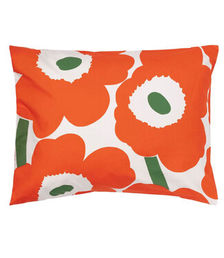 Marimekko Marimekko Unikko pillowcases 60x63cm-65x65cm green orange