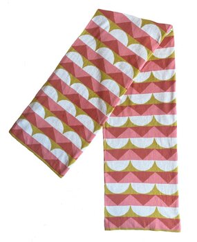 Funky Doris Funky Doris Toby plaid knitted 100% cotton 130x170cm Red Funky Doris Funky Doris Toby plaid knitted 100% cotton 130x170cm Red