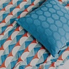 Funky Doris Funky Doris Toby plaid gebreid 100% katoen 130x170cm blauw Funky Doris Funky Doris Toby plaid gebreid 100% katoen 130x170cm blauw