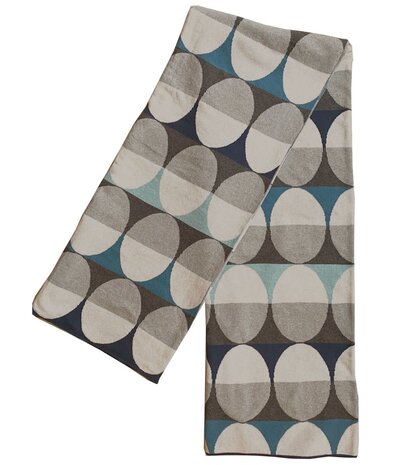 Funky Doris Funky Doris Olivia plaid gebreid 100% katoen 130x170cm Donkerblauw Funky Doris Funky Doris Olivia plaid gebreid 100% katoen 130x170cm Donkerblauw