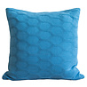 Funky Doris Funky Doris Herdis cushion cover knitted 100% cotton 48x48cm blue excl. inner cushion Funky Doris Funky Doris Herdis cushion cover knitted 100% cotton 48x48cm blue excl. inner cushion