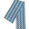 Funky Doris Funky Doris Edith plaid gebreid 100% katoen 130x170cm blauw Funky Doris Funky Doris Edith plaid gebreid 100% katoen 130x170cm blauw