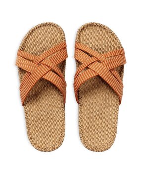 Shangies Shangies Women#1 Sandals (various sizes) Orange stripes