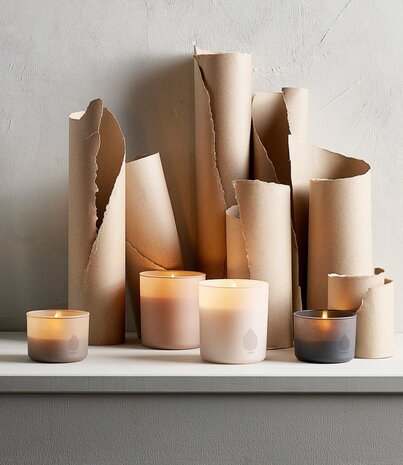 Uyuni Lighting Uyuni Lighting LED Wax candle in glass Ø9.2 x H10.2cm Beige Uyuni Lighting Uyuni Lighting LED Wax candle in glass Ø9.2 x H10.2cm Beige