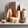 Uyuni Lighting Uyuni Lighting LED Wax kaars in glas Ø9.2 x H10.2cm Beige Uyuni Lighting Uyuni Lighting LED Wax kaars in glas Ø9.2 x H10.2cm Beige