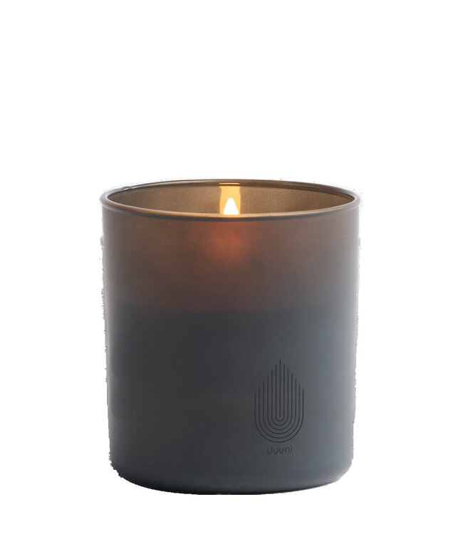 Uyuni Lighting Uyuni Lighting LED Wax candle in glass Ø9.2 x H10.2cm Grey