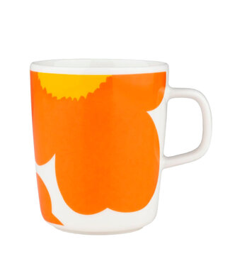 Marimekko Marimekko Iso Unikko 60-jarig Jubileum beker 2.5 dl oranje geel