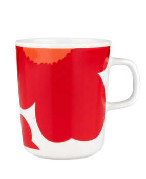 Marimekko Marimekko Iso Unikko 60th Anniversary cup 2.5 dl red Marimekko Marimekko Iso Unikko 60th Anniversary cup 2.5 dl red